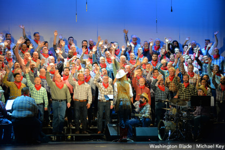 The Gay Men's Chorus of Washington at 'Boots, Class & Sass.' Photo by Michael Key, The Washington Blade.