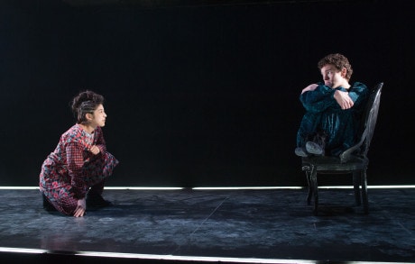Leigha Kato (Saint Joan), and Andrew Betz (The Dauphin). Photo by Shawn May.