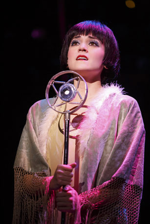 Andrea Goss as Sally Bowles in the 2016 National Touring production of Roundabout Theatre Company’s CABARET. Photo by Joan Marcus.