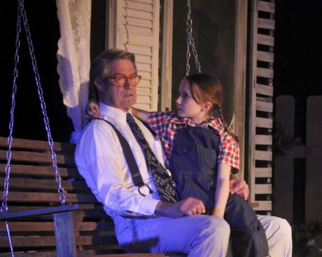 Richard Fiske (Atticus) and Olivia McMahon (Scout). Photo by Matt Liptak.