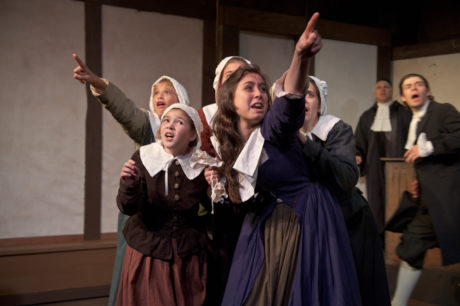 As Abigail Williams in The Keegan Theatre's Irish tour of 'The Crucible. Photo by Cameron Whitman.