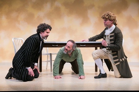 Brit Herring as Thomas Jefferson, Peter Boyer as Charles Dickens and Steven Carpenter as Count Leo Tolstoy. Photo by C. Stanley Photography .