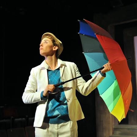 Julia Jensen Ray as Cesario (Viola in disguise). Photo by Kendall Whitehouse. 