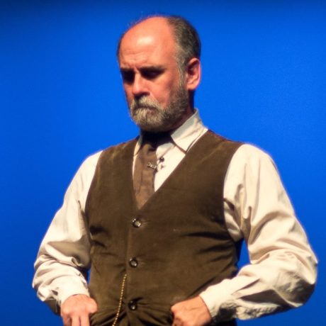 Ken Kemp (The Stage Manager). Photo courtesy of Rockville Little Theatre.