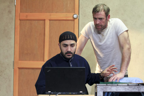 Left to right: Maboud Ebrahimzadeh and Ian Merrill Peakes. Photo by Paola Nogueras. 