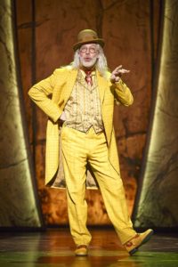 Terrence Mann as Man in the Yellow Suit. Photo by Joan Marcus. 