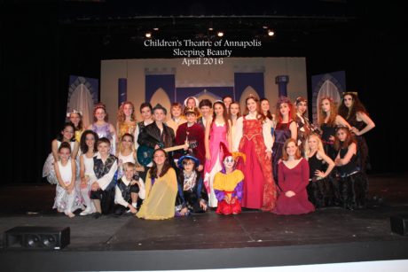 Cast of 'Sleeping Beauty.' Photo courtesy of The Children's Theatre of Annapolis.