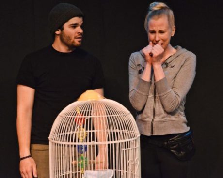 L to R: Zack Bopst (Herb) and Barbara Madison Hauck (June) in 'Babo and the Bird.'Photo by Tessa Sollway.