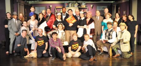 The cast, director, and crews of 'The Drowsy Chaperone.' Photo by Elli Swink.