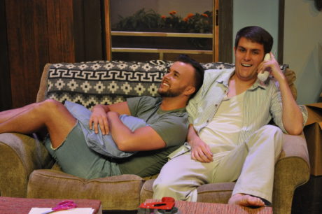  Erich DiCenzo (Michael) (reclining, and Brendan Quinn (Gary). Photo by Matthew Randall.
