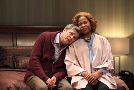 John Procaccino as Clinton and Alice M. Gatling as Hillary. Photo by Paola Nogueras.