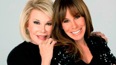 Joan RIvers and daughter Melissa. Photo courtesy of The Kennedy Center.
