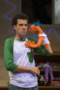 Liam Forde in 'Hand to God' at Studio Theatre. Photo by Amy Horan.