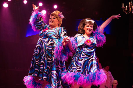 Edna (Laurence B. Munsey) and Tracy Turnblad (Christie Graham). Photo by Jeri Tidwell.