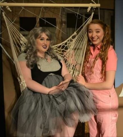 Spencer Kate Nelson and Julie Rogers. Photo courtesy of Laurel Mill Playhouse.