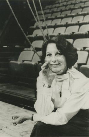 Zelda Fischandler in 1950 before the official opening of Arena Stage Photo courtesy of Arena Stage.