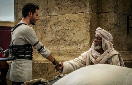 Morgan Freeman and Jack Huston in "Ben-Hur." Photo courtesy of Paramount Pictures.