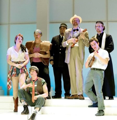 The cast of 'Love Labour's Lost. Photo by Lee A. Butz.