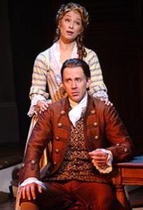 Lewis Cleale and Ann Kanengeiser in ‘1776 ‘ at Ford’s Theatre. Photo by Stan Barouh.