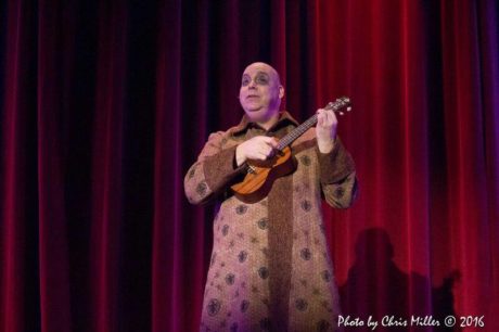 Joey Quaile (Uncle Fester) in 'The Addams Family.' Photo by Chris Miller.