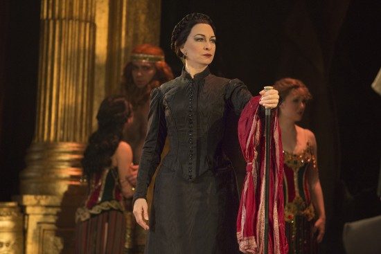 Anne Kanengeiser (Madame Giry) in 'The Phantom of the Opera.' Photo by Matthew Murphy.