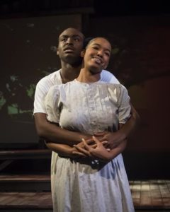 Ayana Reed (Carrie) and Duane Richards II (Simon). Photo by Chris Banks.