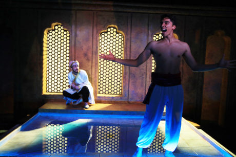 Huma (Anthony Mustafa Adair) and Babur (Jenson Titus Lavallee). Photo by Photo by Paola Nogueras.