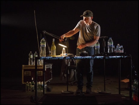 Simon McBurney in 'The Encounter.' Photo by Joan Marcus.
