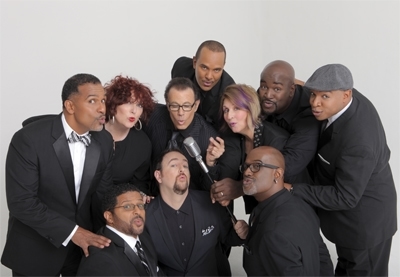The performers of 'The Summit: The Manhattan Tranfer Meets Take 6.' Photo courtesy of The Music Center at Strathmore.