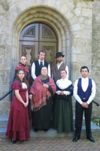 The cast. Photo courtesy of Ebenezer Maxwell Mansion.