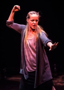 Esther Williamson (The Poet) in 'An Iliad.' Photo by Teresa Castracane.