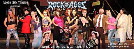 The cast of 'Rock of Ages.' Photo by Adam Blackstock.