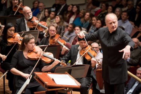 Noseda conducting Romeo and Juliet' with the NSO last night at The Kennedy Center. Photo by Scott Suchman.
