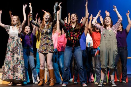 The cast of 'Godspell.' Photo courtesy of Woodson High School.
