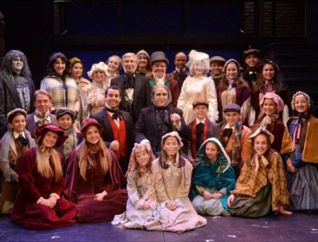 The cast of 'A Christmas Carol.' Photo courtesy of Theatre Three.