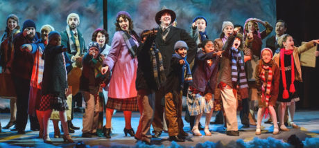 The cast of "A Christmas Story" at The Media Theatre. Photo courtesy of The Media Theatre.