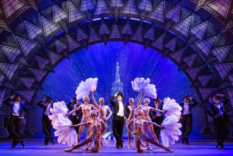 'An American in Paris' Touring Company, with Nick Spangler (center). Photo by Matthew Murphy.