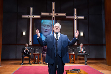 Michael Russotto in 'The Christians' at Theater J. Photo by 