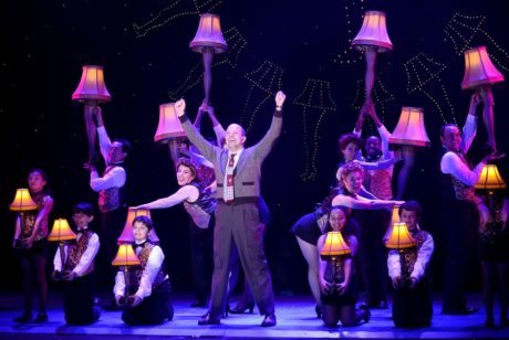 Christopher Swan as The Old Man leads the Leglamp number. Photo by Gary Emord Netzley.