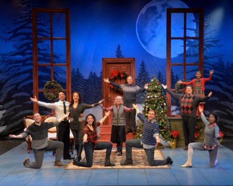 The cast pf 'Christmas Inn.' Photo by John Vecchiolla. 