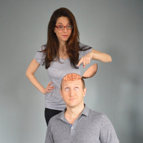 Dr. Heather Berlin and Baba Brinkman in a promo image for Off the Top. Photo by Patrick Lam.
