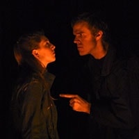 Christopher Damen and Abby Melick. Photo by Julia Peiperl. The Crucible