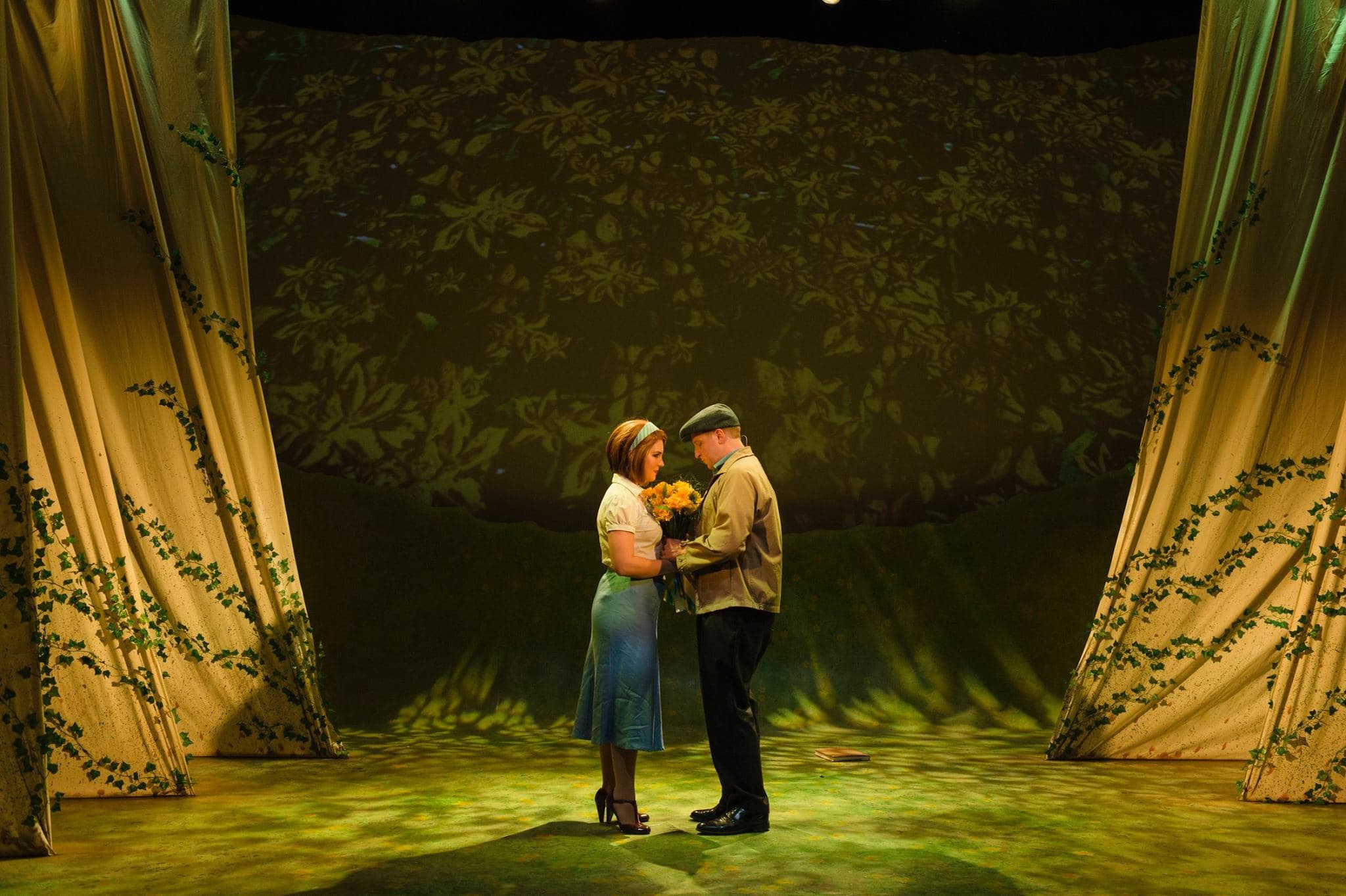 Projection design of Big Fish at the Keegan Theatre. Photo courtesy of Patrick Lord.