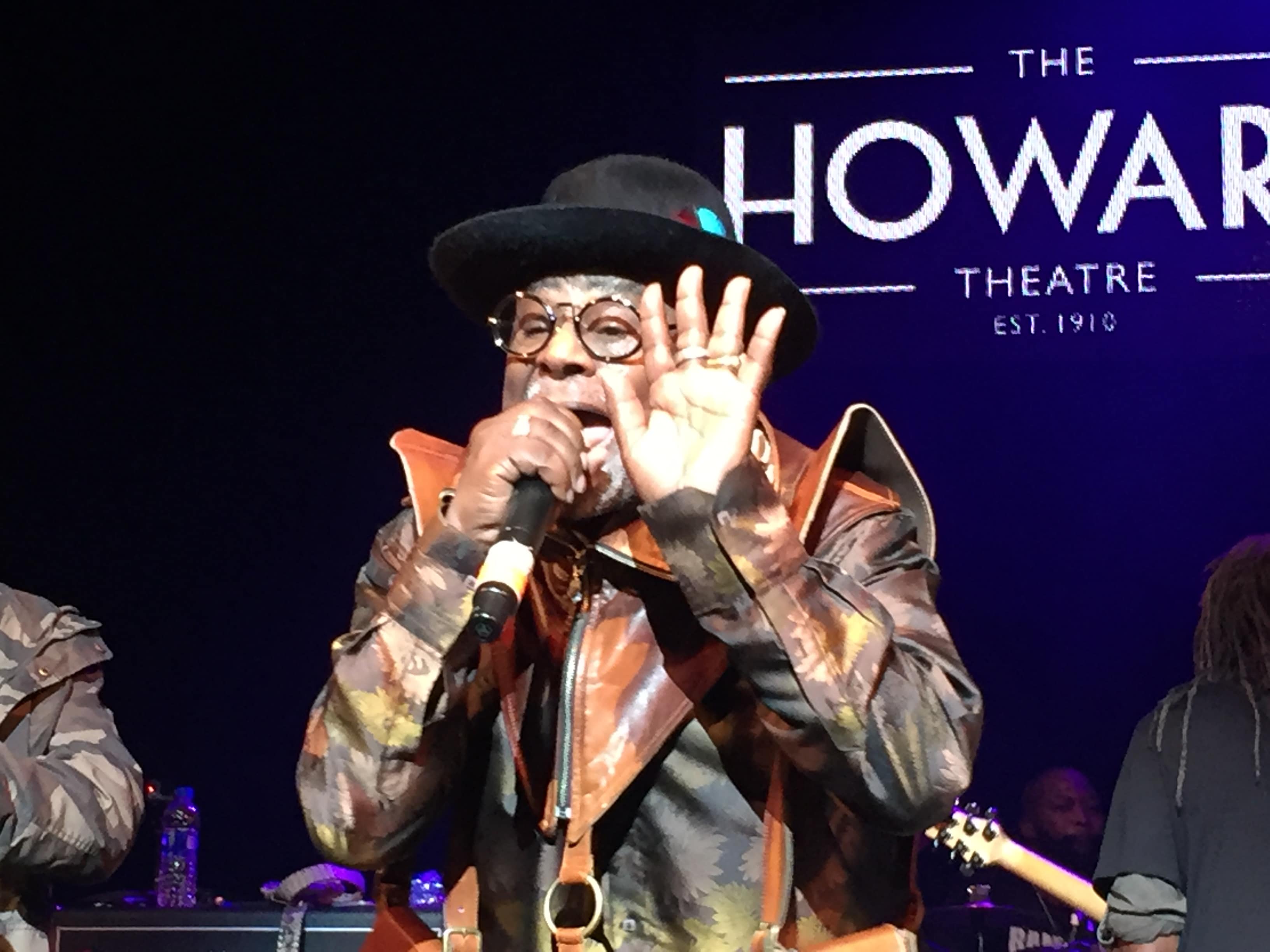 George Clinton performing with Parliament Funkadelic at the Howard Theatre, February 15, 2018. Photo by William Powell. 