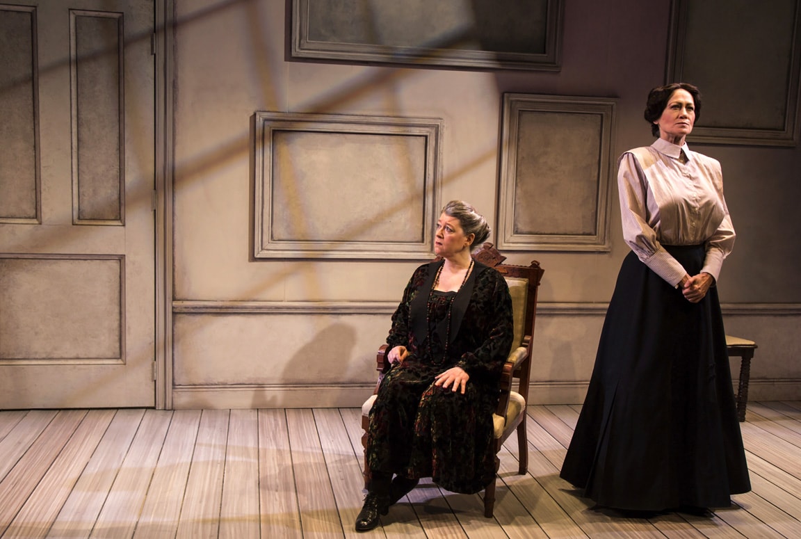 Grace Bauer and Valerie Leonard as the Cone sisters in All She Must Possess at Rep Stage. Photo courtesy of Katie Simmons-Barth.
