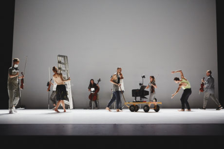 Andersson Dance and Scottish Ensemble in Goldberg Variations - ternary patterns for insomnia. Photo by Hugh Carswell.