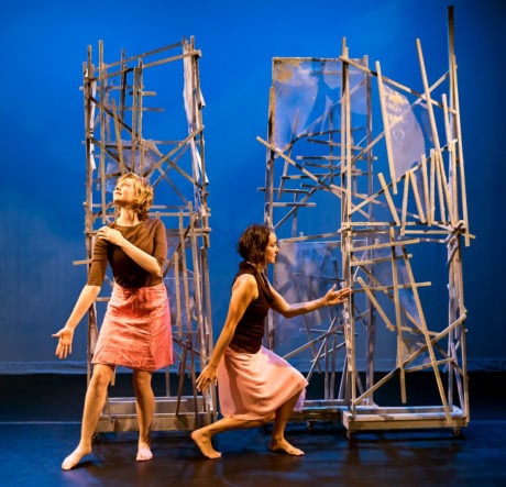 Border, by Jane Franklin Dance Company, performs through April 28 at Theatre on the Run. Photo by Gail Bingham.