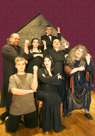 The cast of The Addams Family. Photo by Mieke Trudeau. 