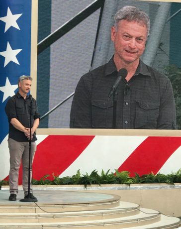 Gary Sinise at the National Memorial Day Concert. Photo by Marlene Hall. 