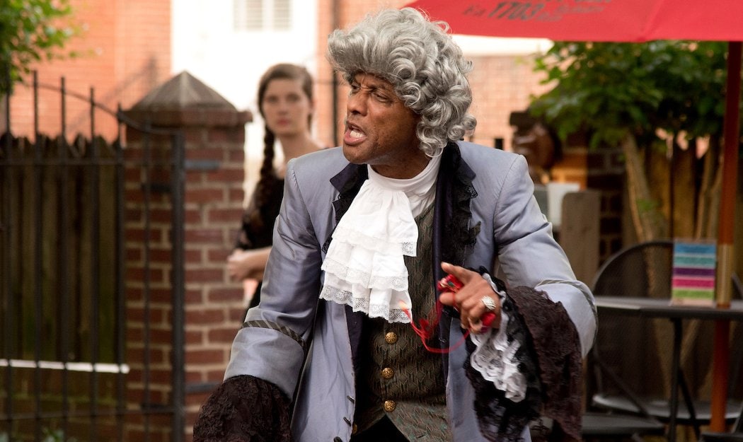 Dexter Hamlett as Harpagon in The Miser, now playing at Annapolis Shakespeare Company. Photo by Joshua McKerrow.